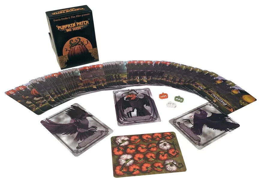 🎃👻NIS – Pumpkin Patch: Bad Seeds Card Game a Ghoulish Halloween Harvest Game