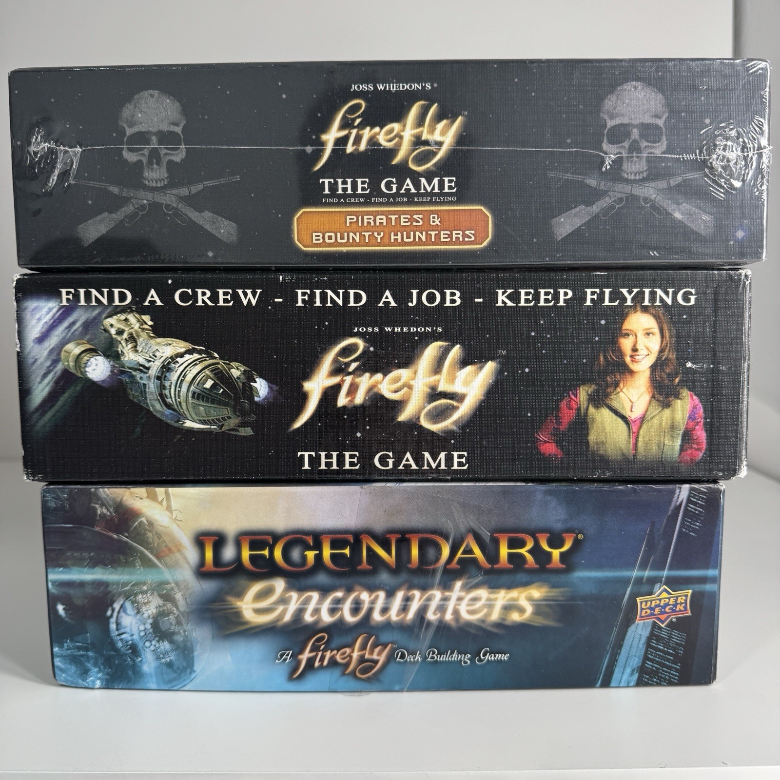 Firefly Board Game Lot: Core Game + Pirates Expansion SEALED & Legendary Game