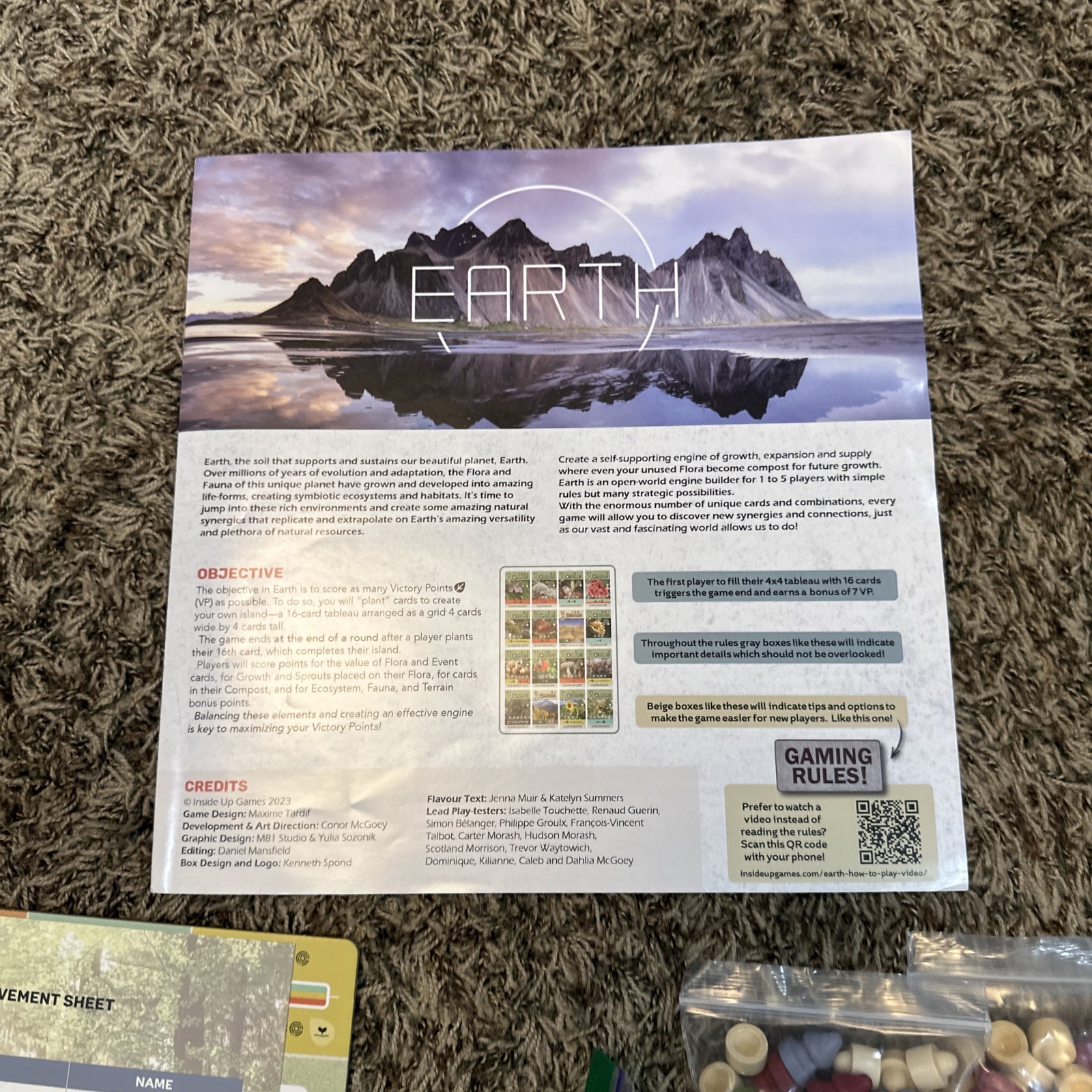 Earth boardgame – Inside Up Games 2023