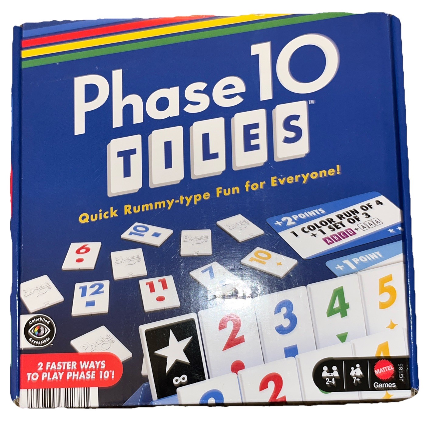 Phase 10 Tiles Game-Rummy Play for 2-4 Players with Unique Phases Ages 7+ C5
