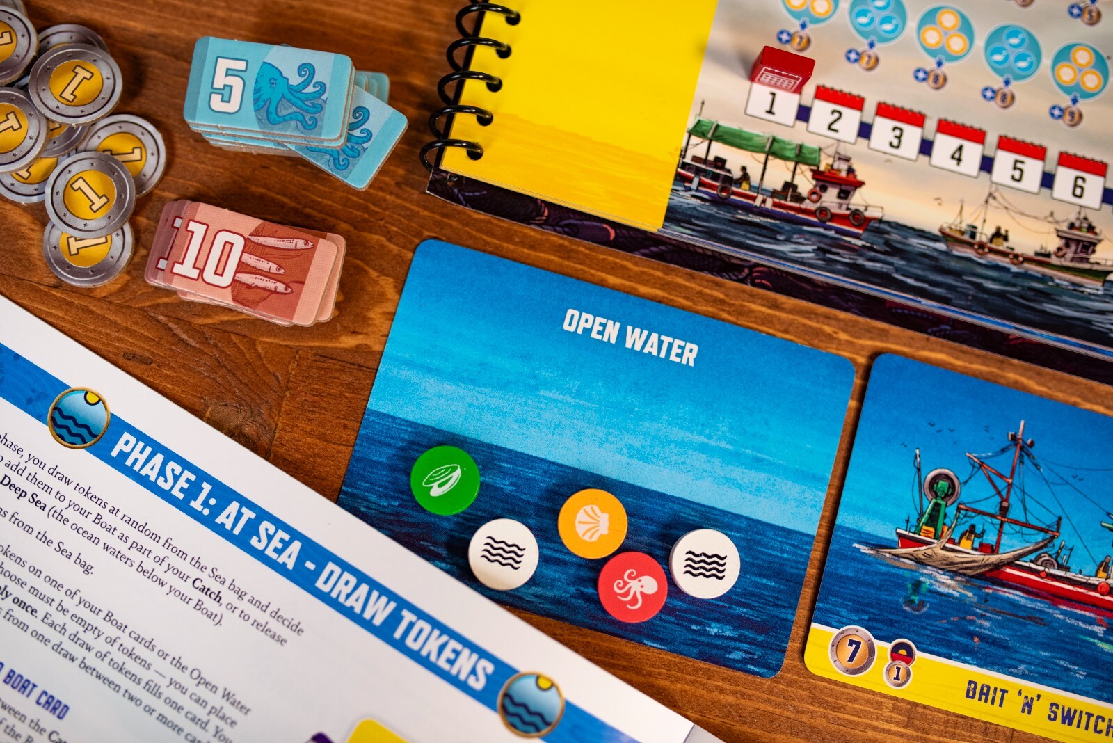 NIS Conservas Board Game – Challenging nautical themed solo bag building