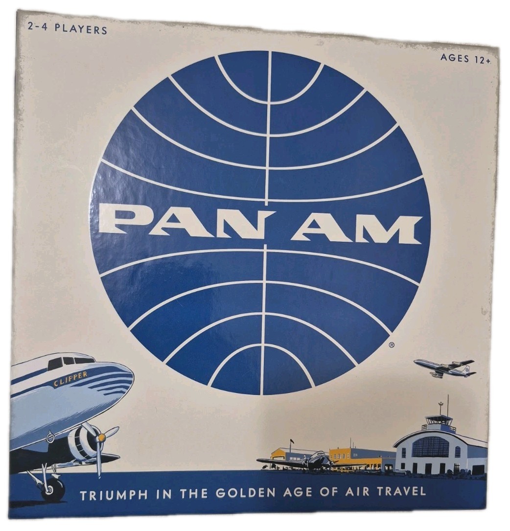 Pan Am Board Game, Strategy Board Game, 2-4 Players 6 and Up NEW-IN-BOX