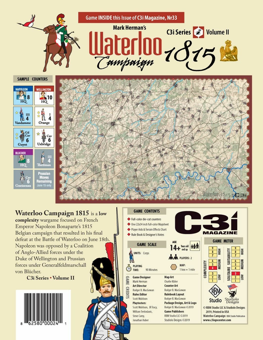 Magazine Nr33 Waterloo Campaign 1815 by C3i – SEALED