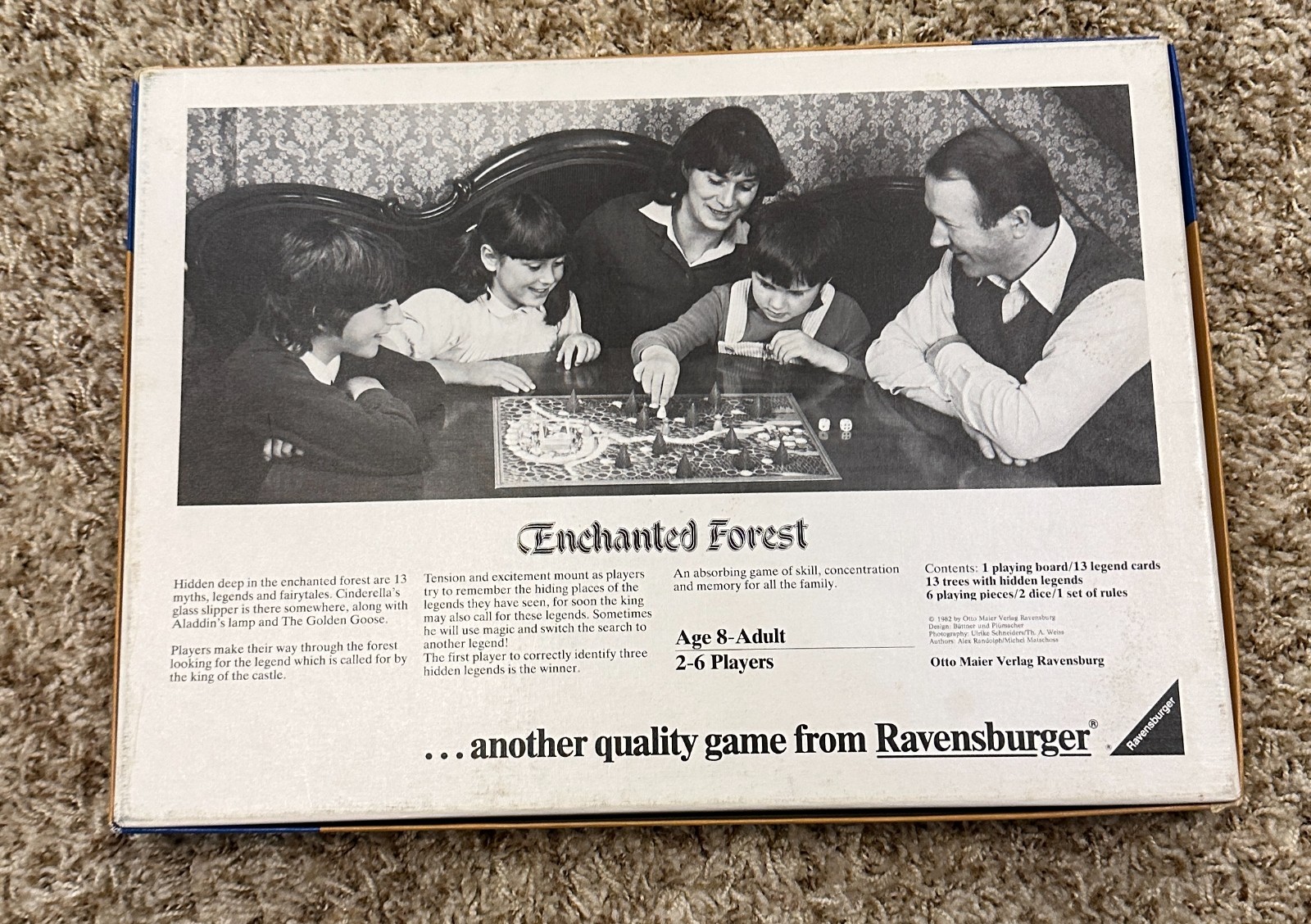 Vintage 1982 Enchanted Forest Board Game – Ravensburg Germany