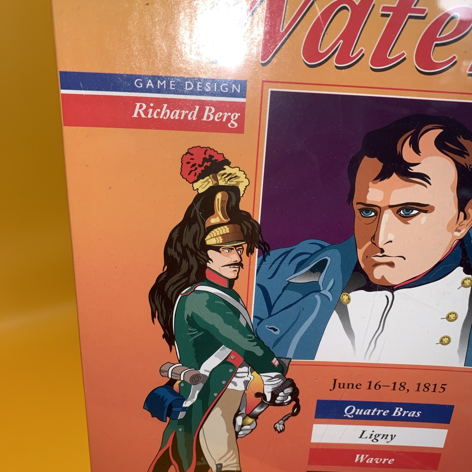 GMT 1994 – The Battles of WATERLOO game – June 16-18 1815 Napoleon UNPUNCHED