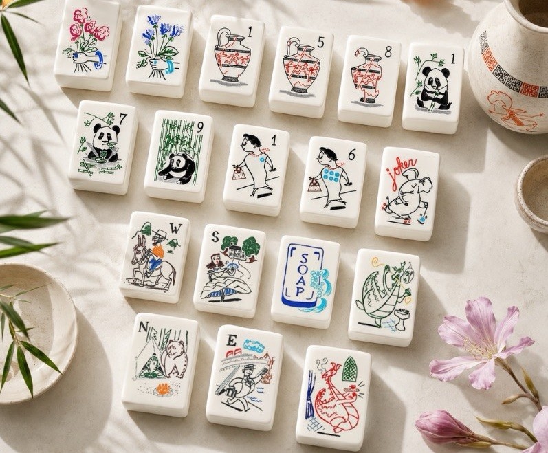 TRACH/BACH Inspired American Mahjong Tiles