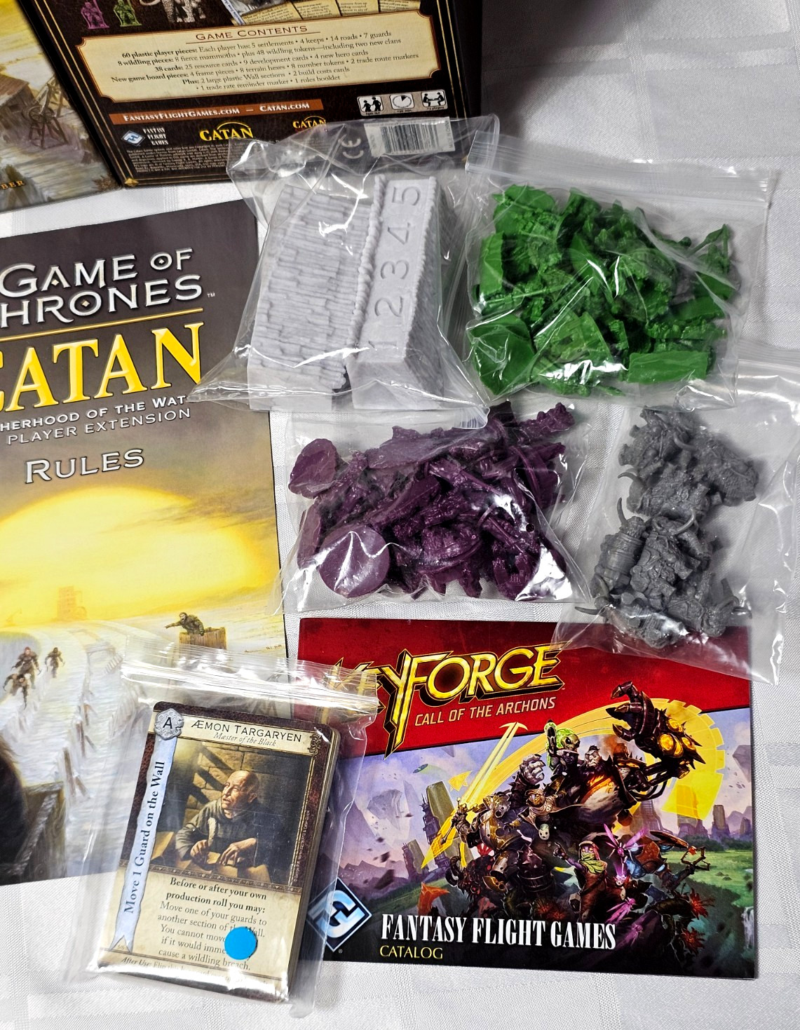 CATAN GAME OF THRONES BROTHERHOOD OF THE WATCH MAMMOTH EXTENSION BOARD GAME