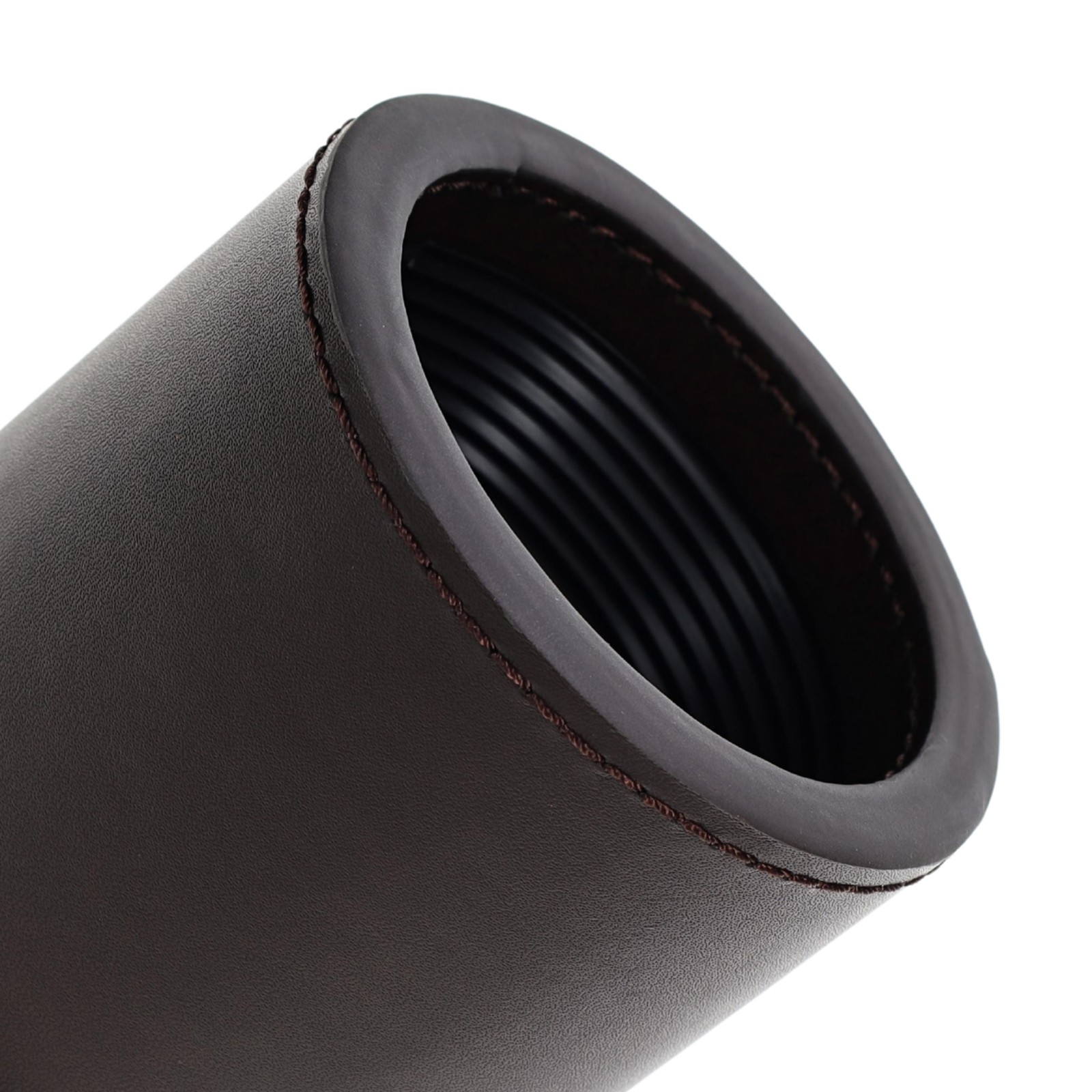 WE Games Brown Leather Dice Cup Set