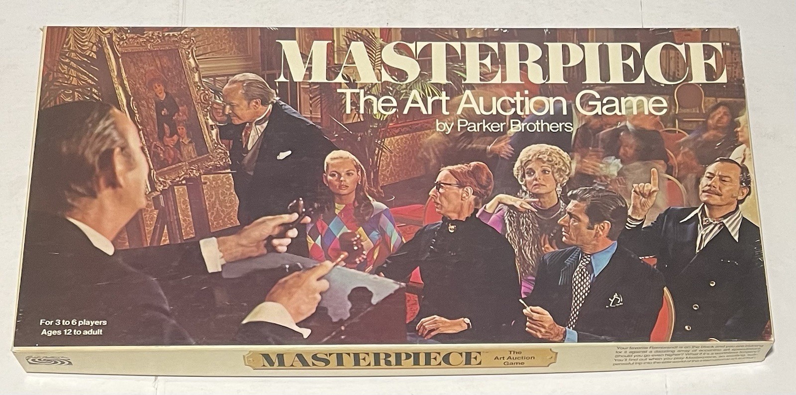 1970 Masterpiece The Art Auction Game Parker Brothers Complete