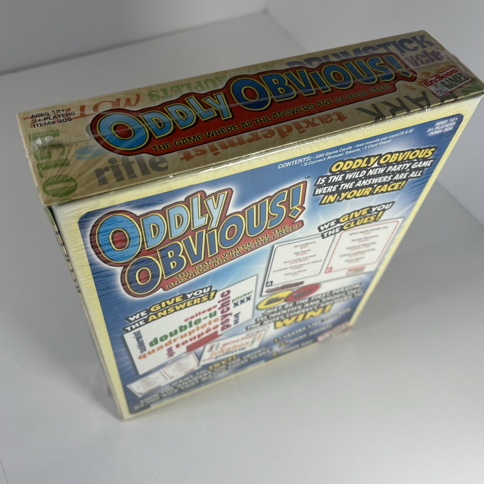 Oddly Obvious Endless Games Card Game Party Family Factory Sealed NEW