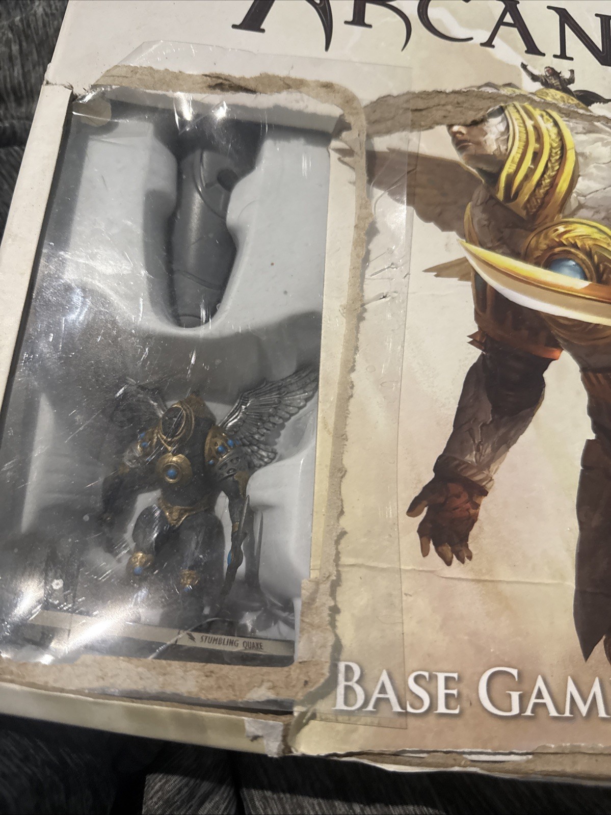Golem Arcana Base Game Set Miniatures Box Broken Game Good!