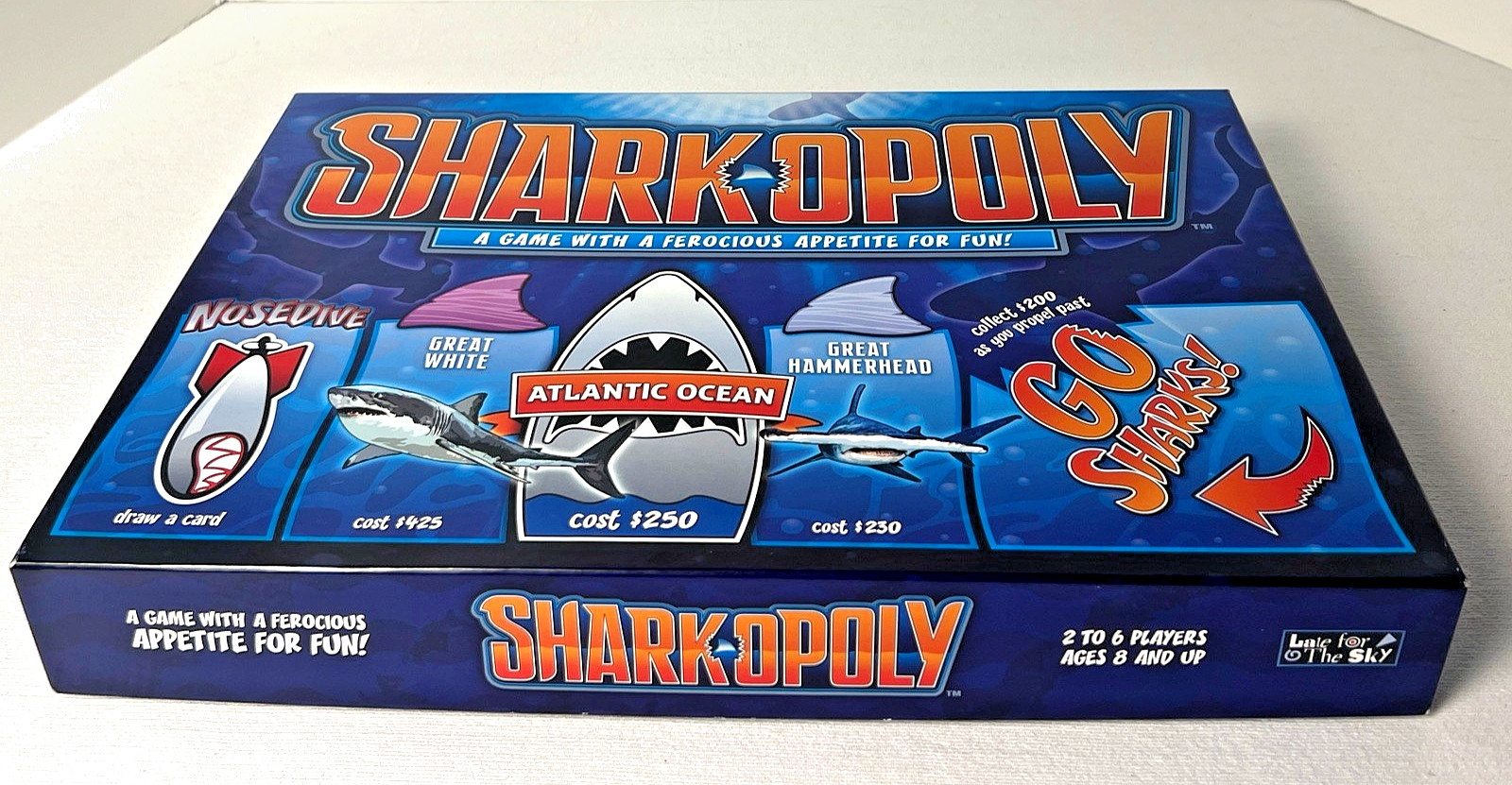 SHARK-OPOLY: A Game with a Ferocious Appetite for Fun, Late for the Sky, NEW OB