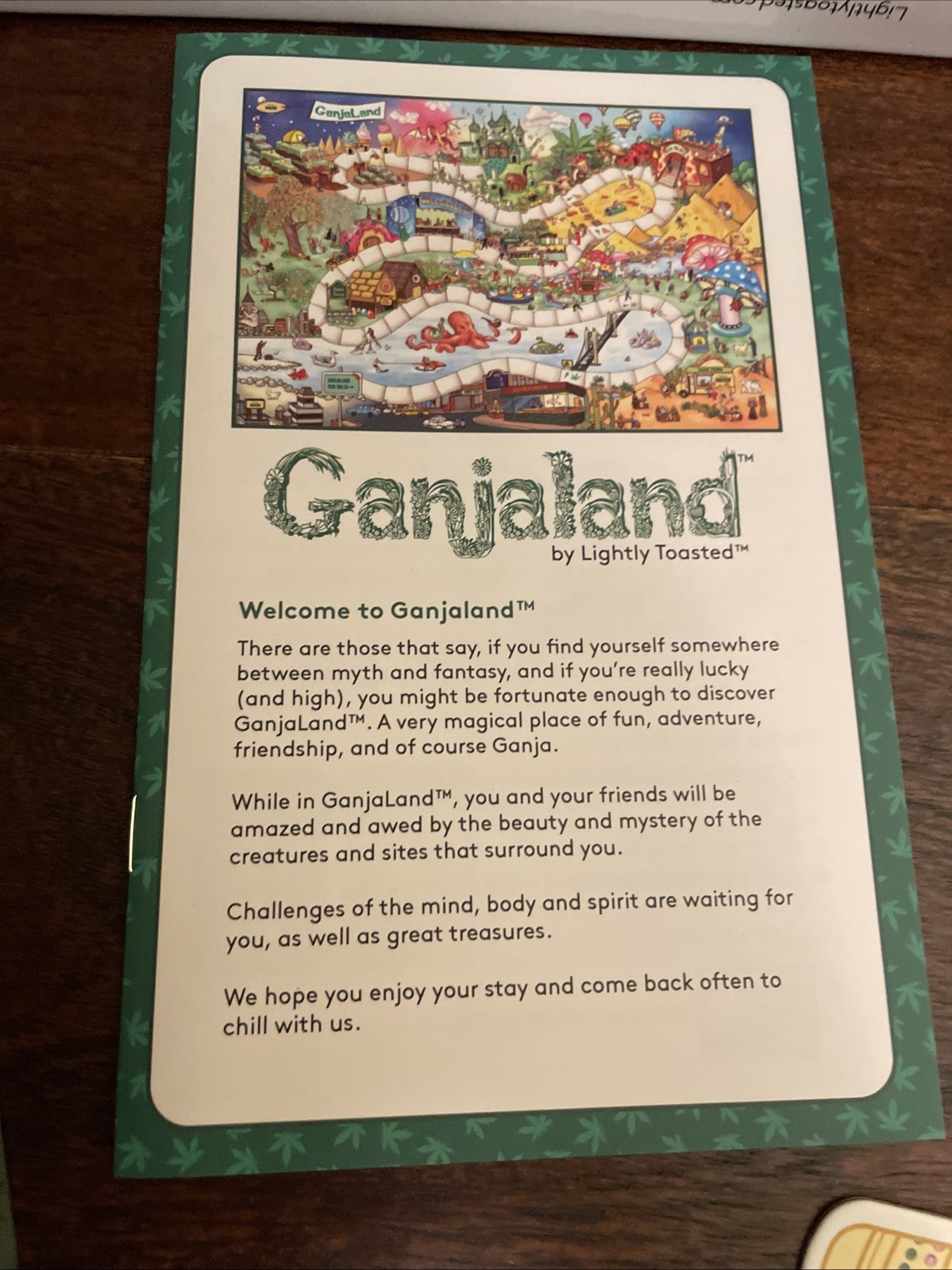 Ganjaland Board Game | An Epic Weed Adventure Adults Complete