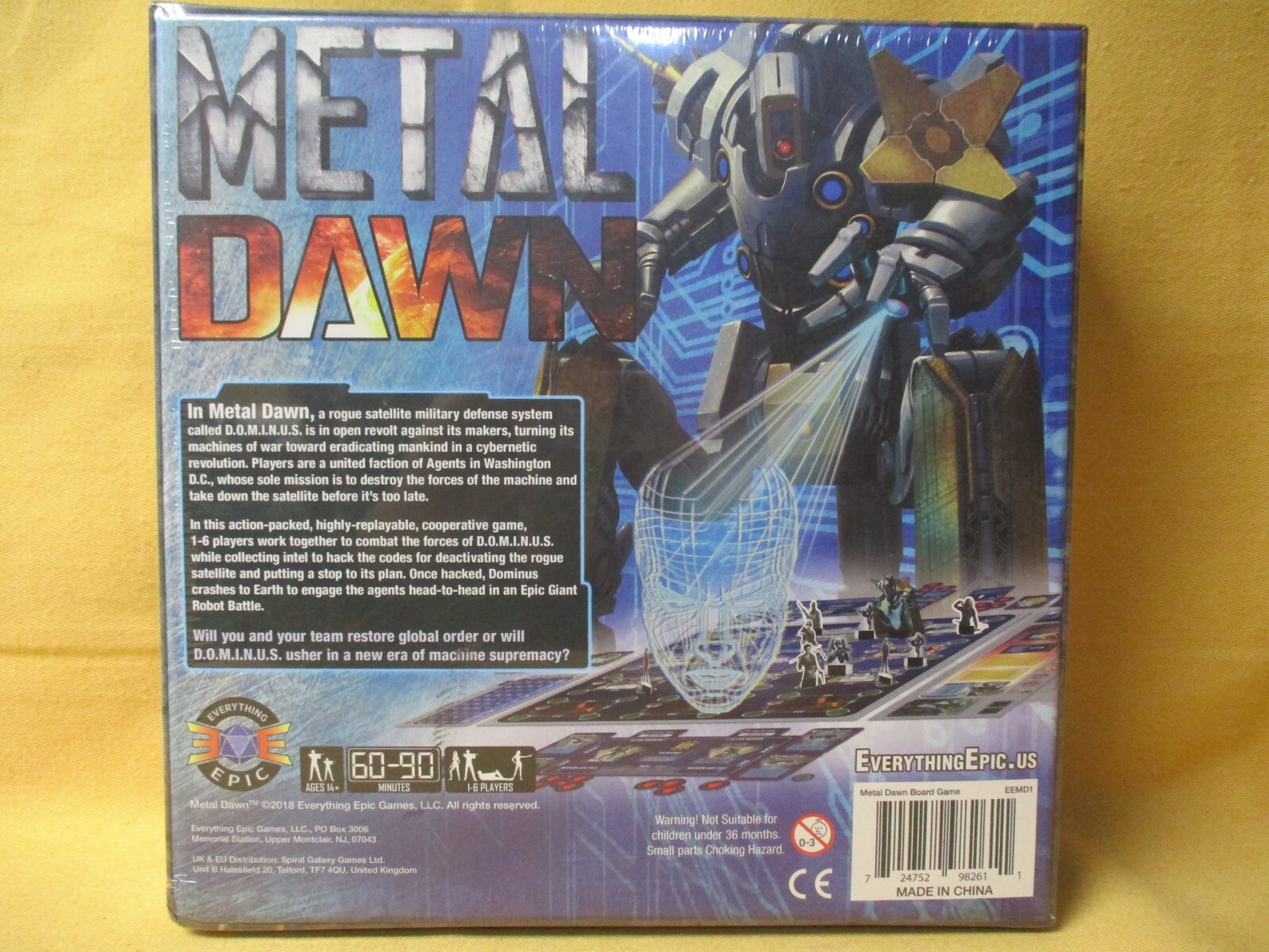 Everything Epic Games Metal Dawn Wargame / New in Shrink Wrap