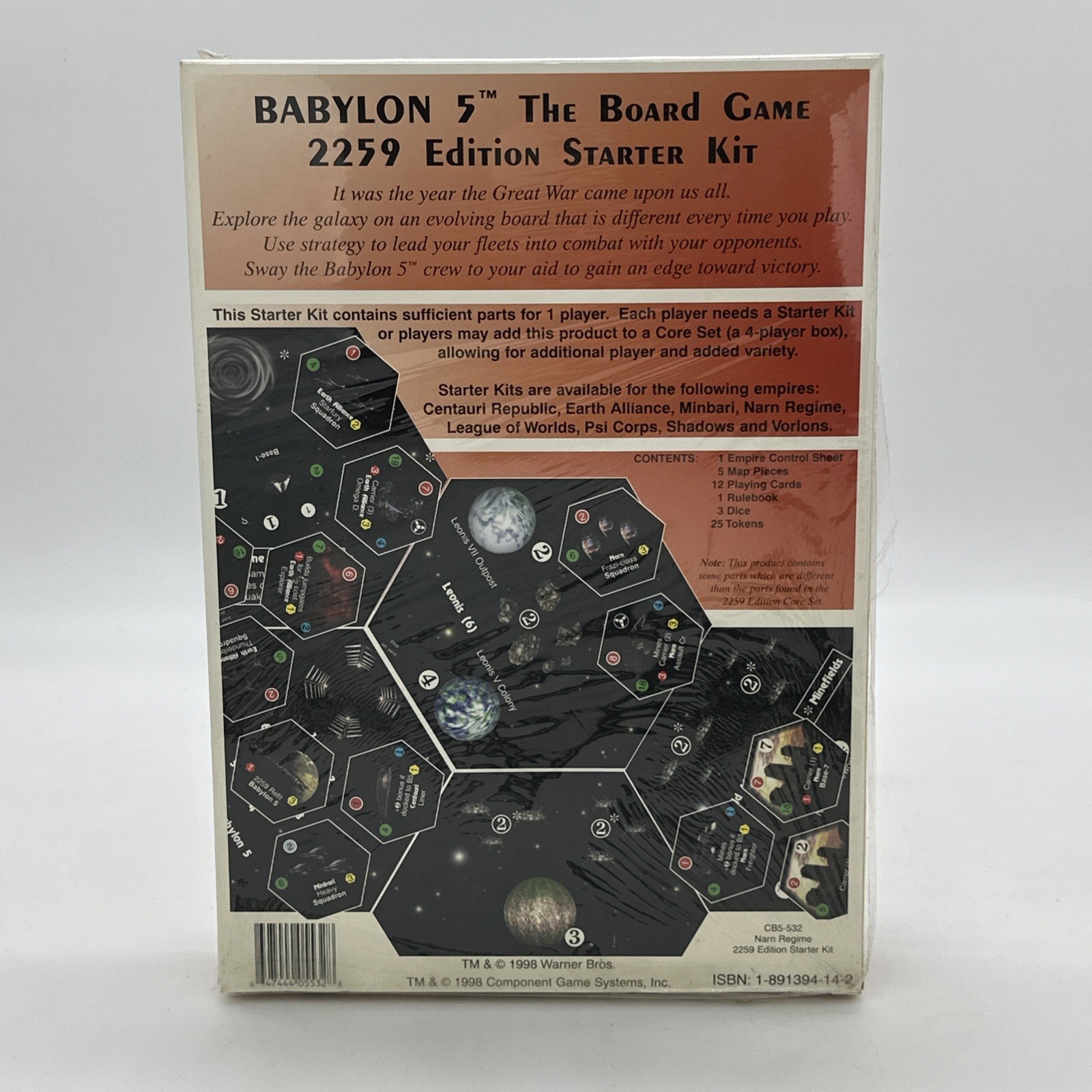 Component Game Boardgame 2259 Starter Kit – Narn Box SW Factory Sealed