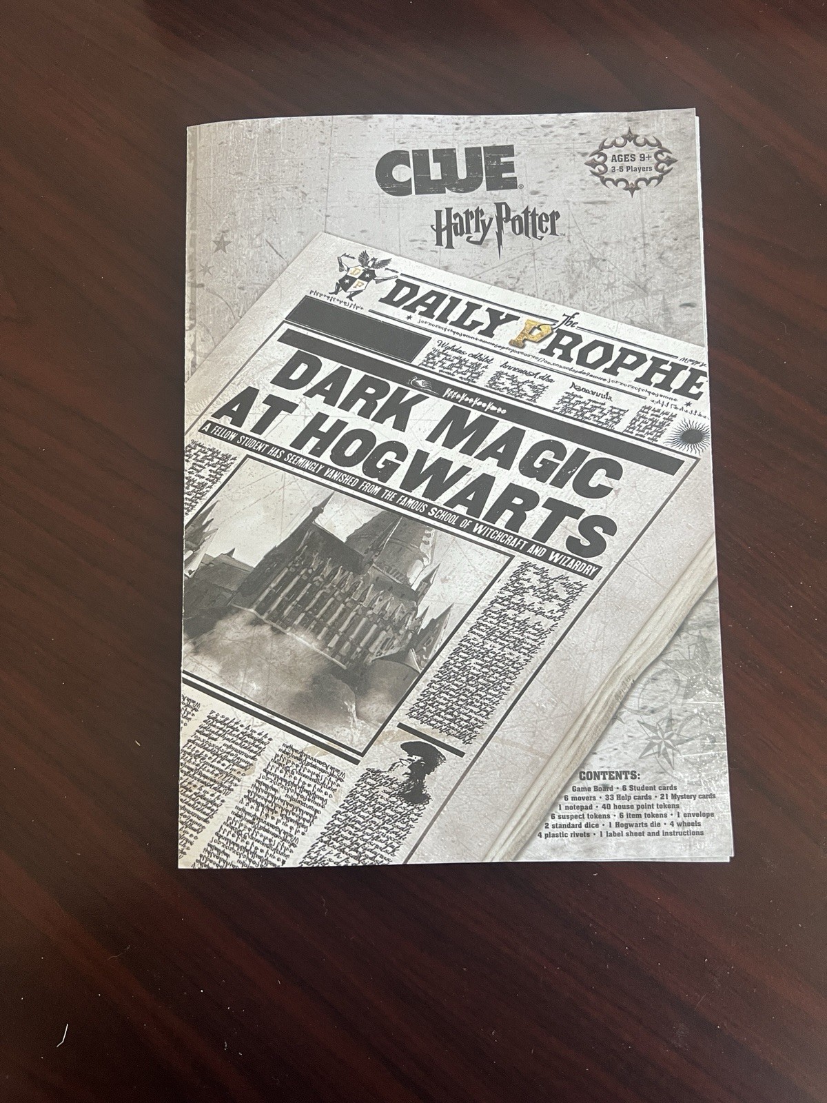 Hasbro Clue: Harry Potter Board Game Moving Gameboard