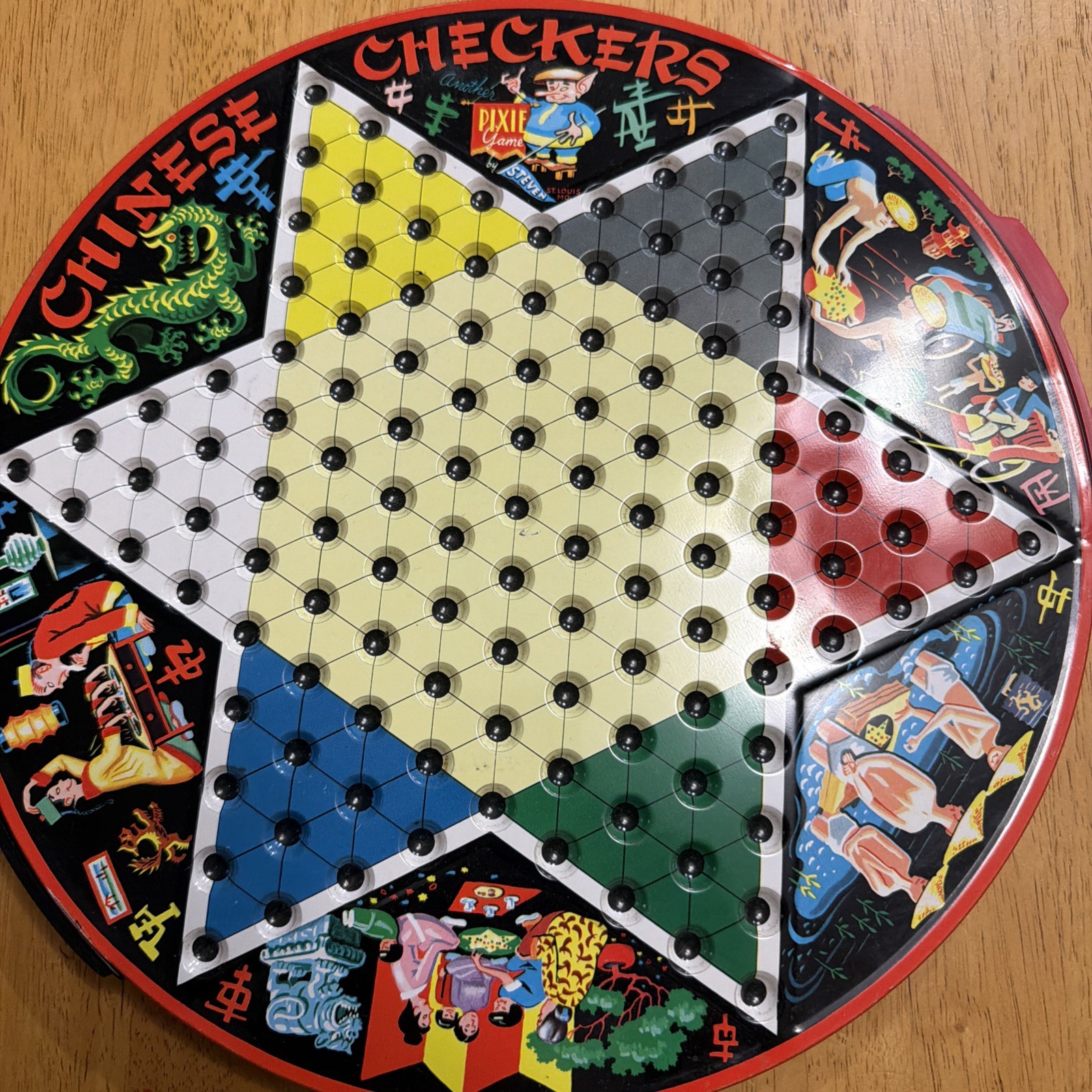NOS Vintage 1985 Stevens Games CHINESE & Regular CHECKERS Game – Never Played
