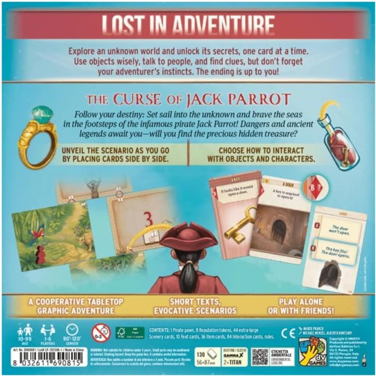 DV Games: Lost in Adventure: The Curse of Jack Parrot – Pirate Storytelling Game