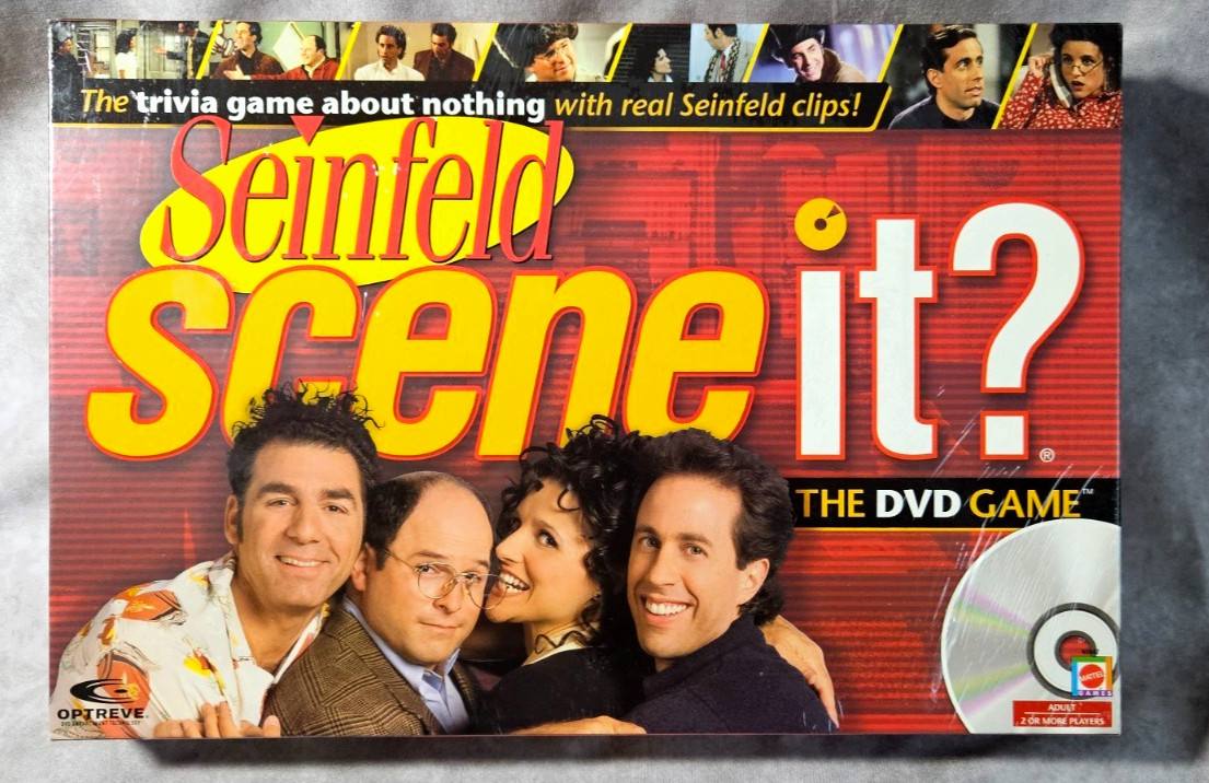 Seinfeld Scene It? The Interactive Trivia DVD Board Game Mattel NEW/ SEALED