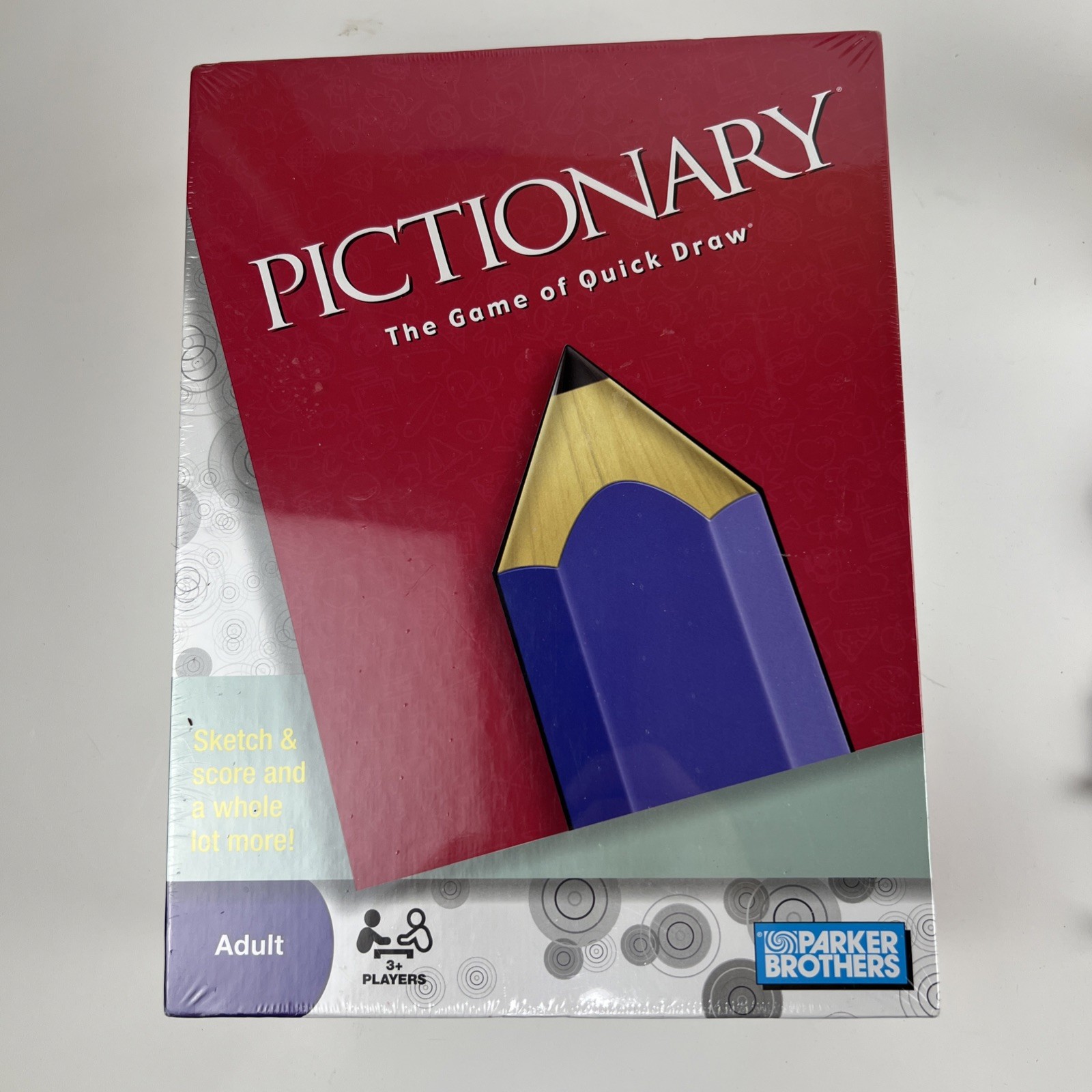 Pictionary The Game of Quick Draw 2009 Parker Brothers Adult Game 3+ Players NEW