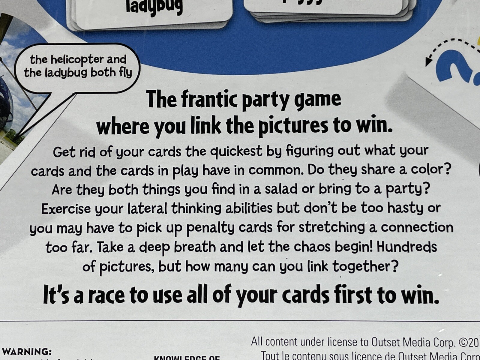 NEW Pickles to Penguins! Game Quick-Thinking Picture-Linking Party Ages 8 & Up