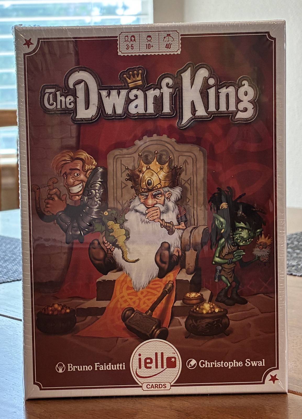 The Dwarf King Card Game iello Bruno Faidutti Trick-Taking New Sealed 3-5 Player