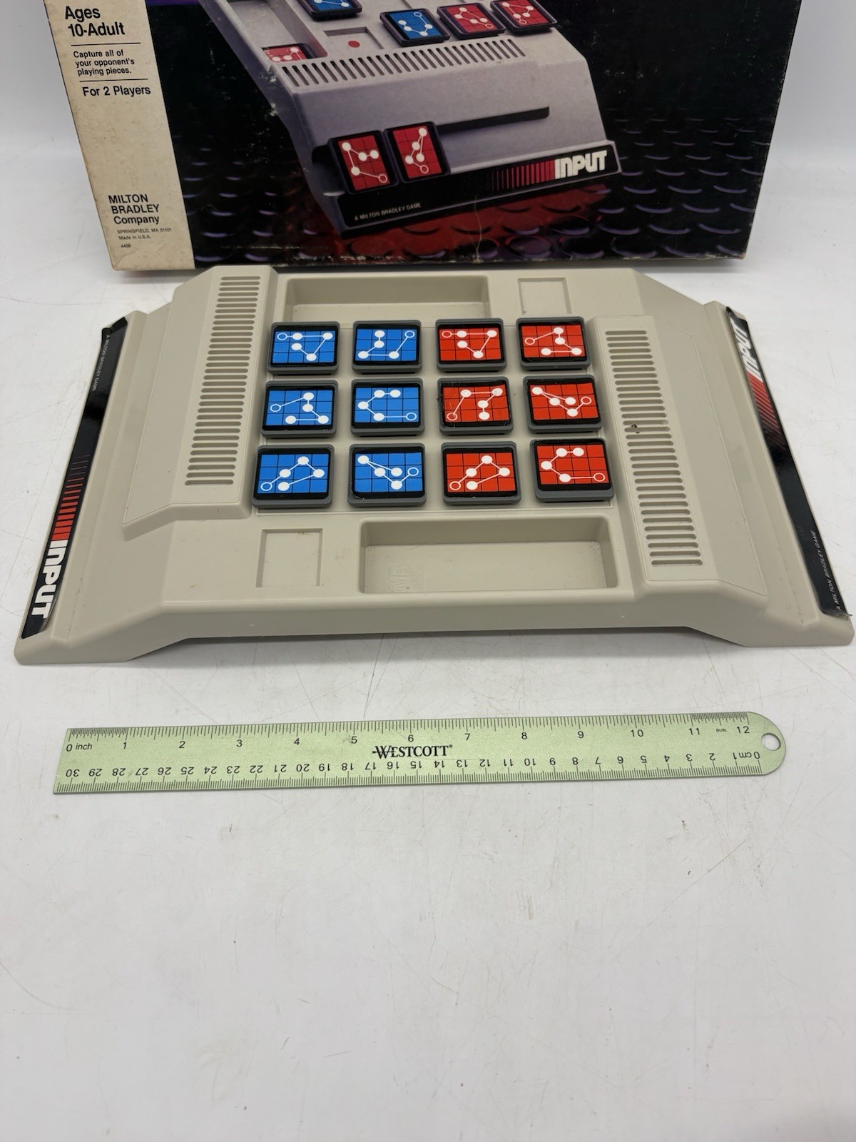 Vintage 1984 Input Strategy Board Game Milton Bradley COMPLETE *NO INSTRUCTIONS*