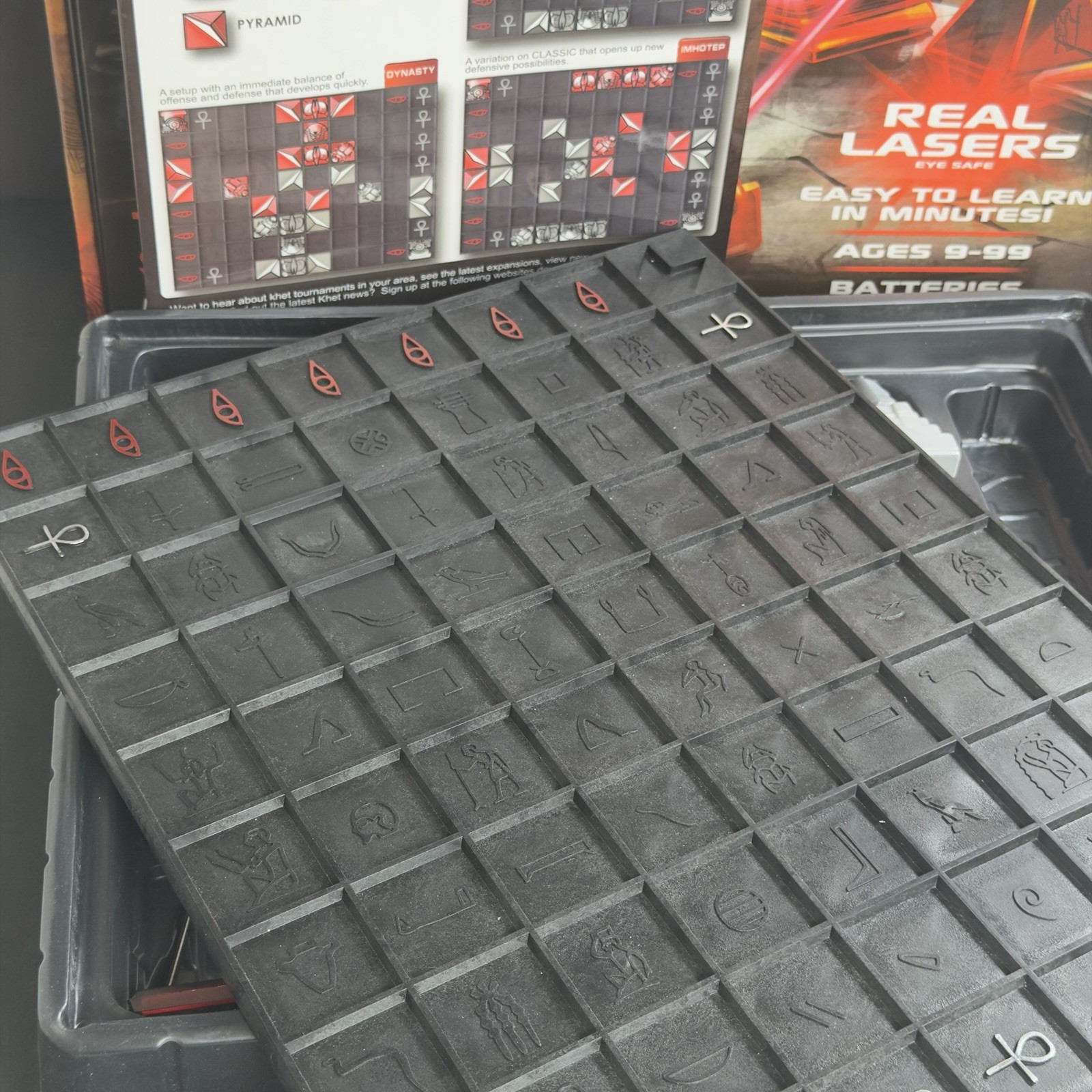 Khet 2.0 Egyptian Laser Chess Strategy Board Game Complete Innovention HcX88