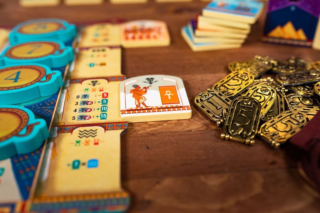 Ra Deluxe / Pharaoh Edition / Gamefound Exclusive Board Game / Metal Coins +More