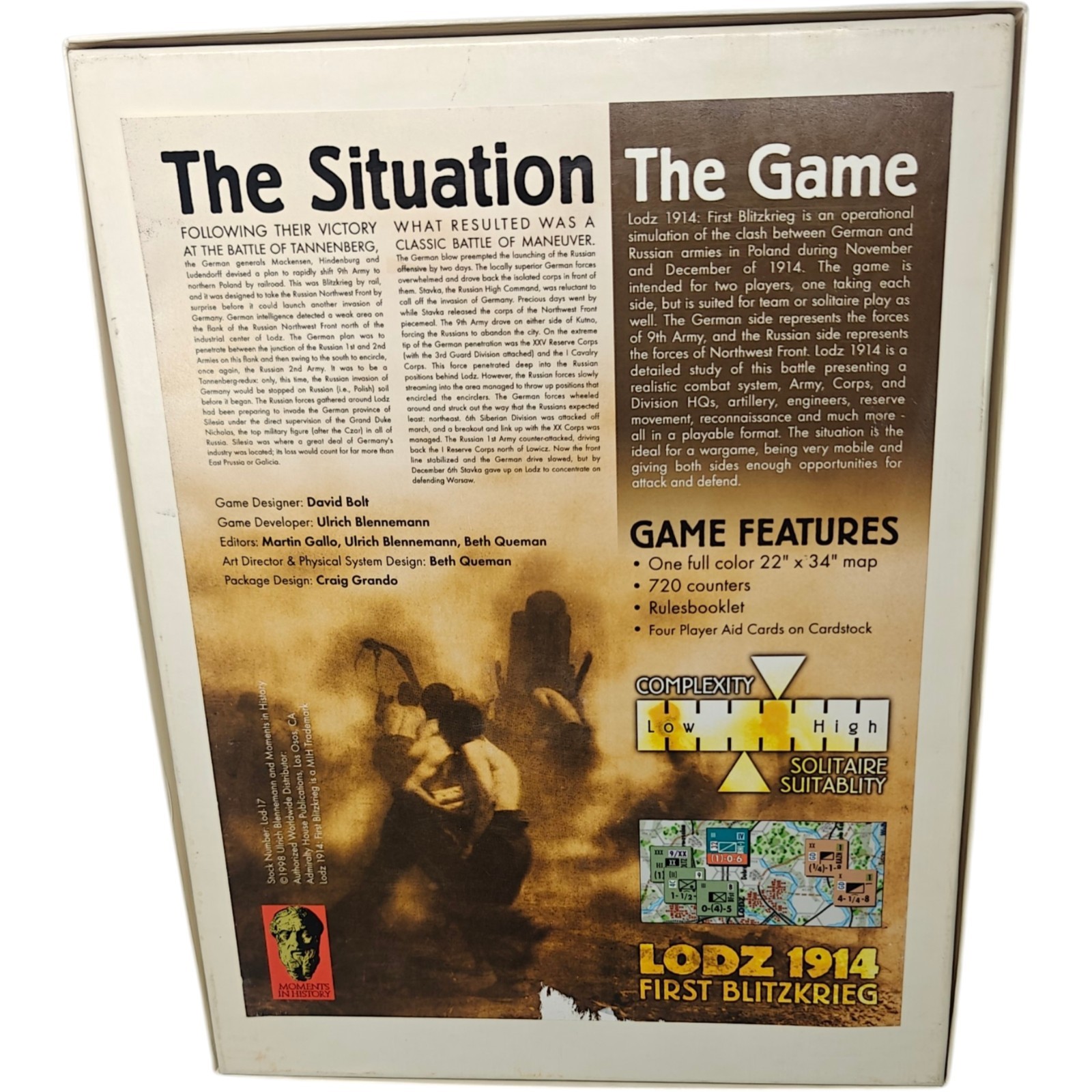Moments in History wargame – Lodz 1914 First Blitzkrieg / Open Box