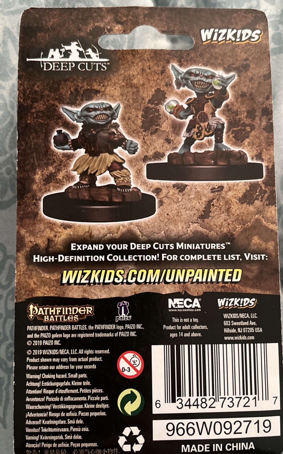 PATHFINDER BATTLES MINIATURE ~ FEMALE GOBLIN ALCHEMIST Set of 2 NEW in Pkg