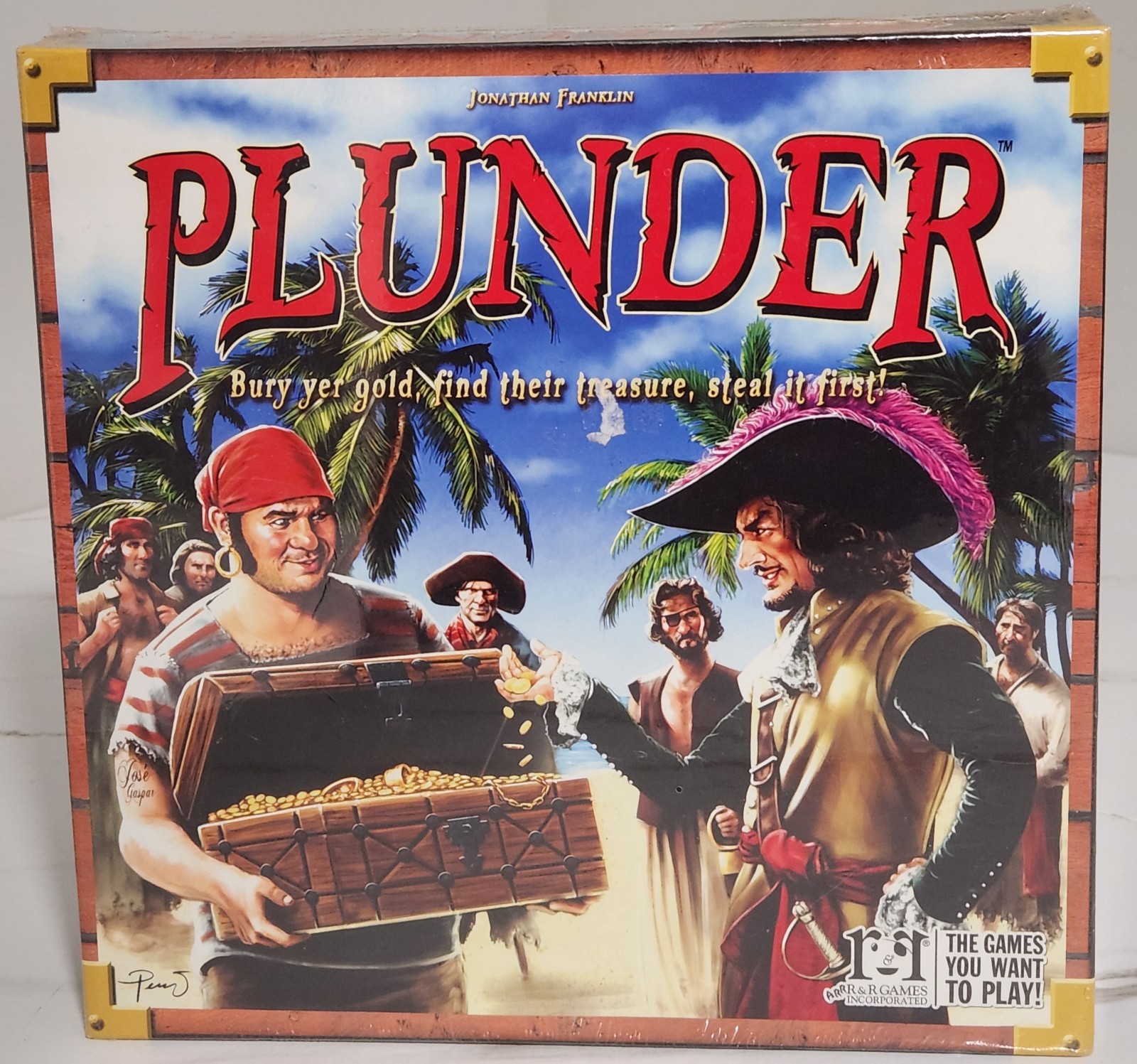 R & R Games Plunder Board Game By Jonathan Franklin 2013 New Sealed