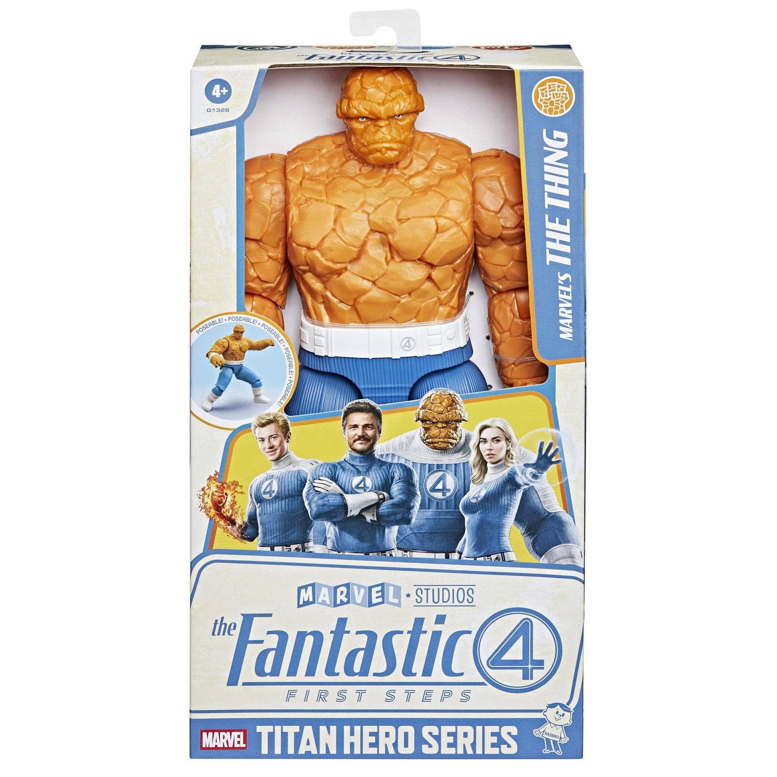 Action Figure Marvel Fantastic Four The Thing 12 Inch 30cm Titan Hero Studios
