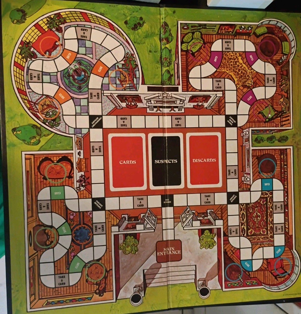 Whodunit Mystery Detective Board Game By Selchow & Righter Vintage 1972 Complete