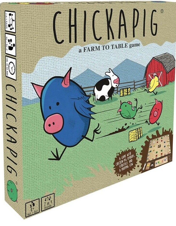 SEALED Chickapig Strategic Board Game Family Friendly For 2-4 Players Kids READ