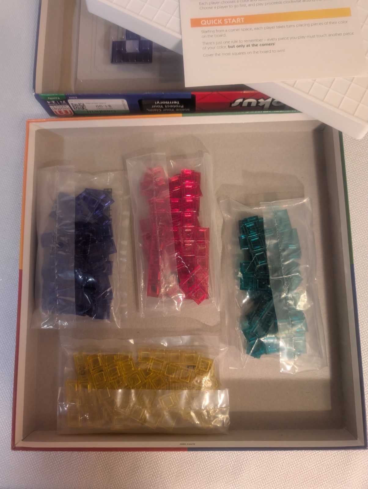 Mattel Blokus Educational Strategy Board Game Opened Box New Never Played Mint