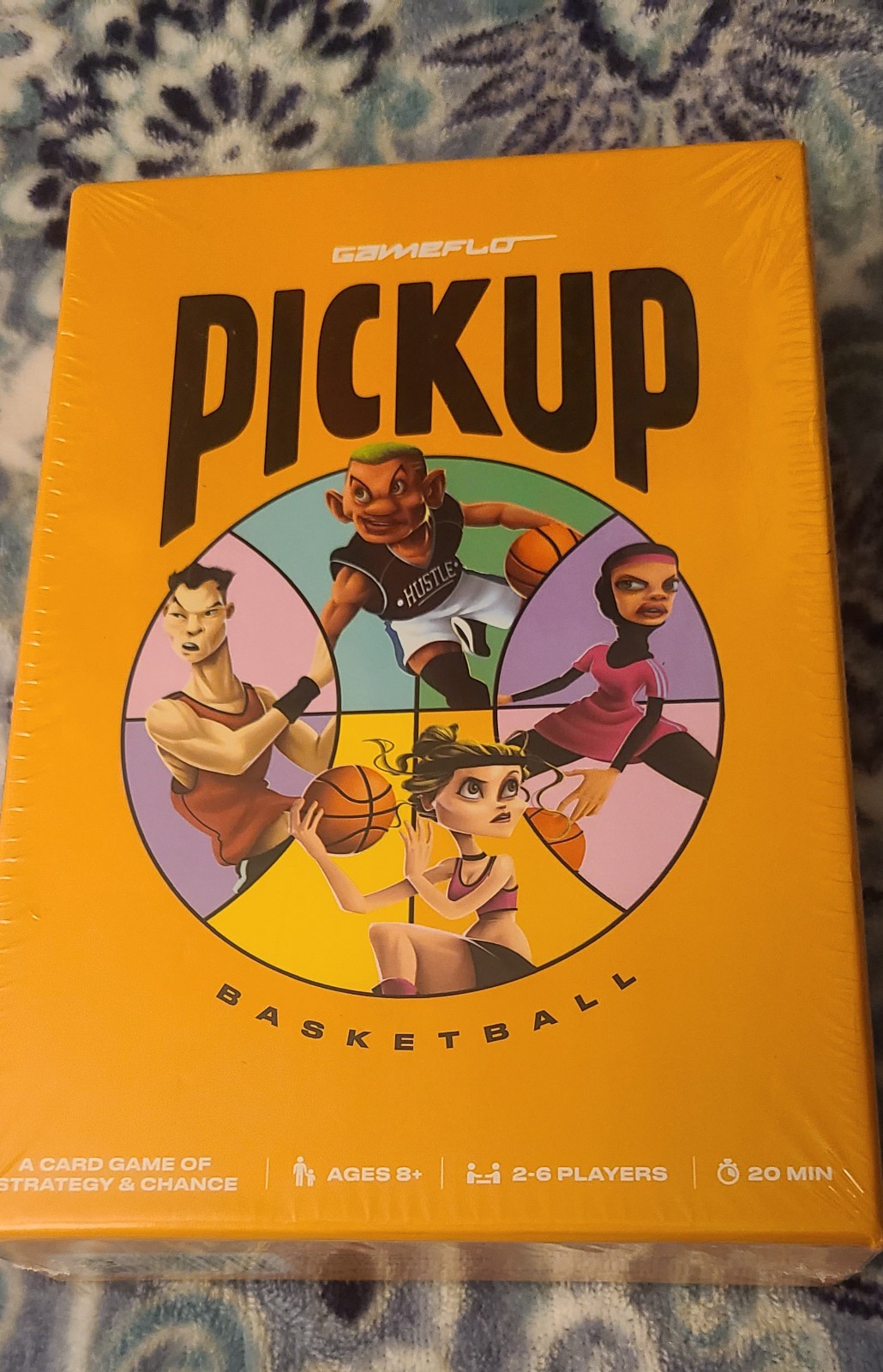 Gameflo Pickup Basketball Card Game Of Strategy Ages 8+ And 2 To 6 Players New