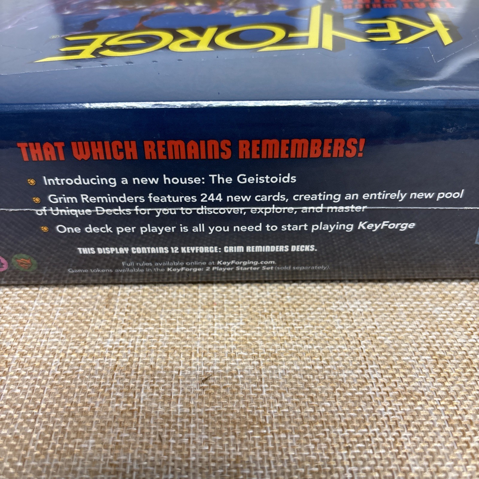 Ghost Galaxy KeyForge: Grim Reminders Archon Deck Display Sealed New