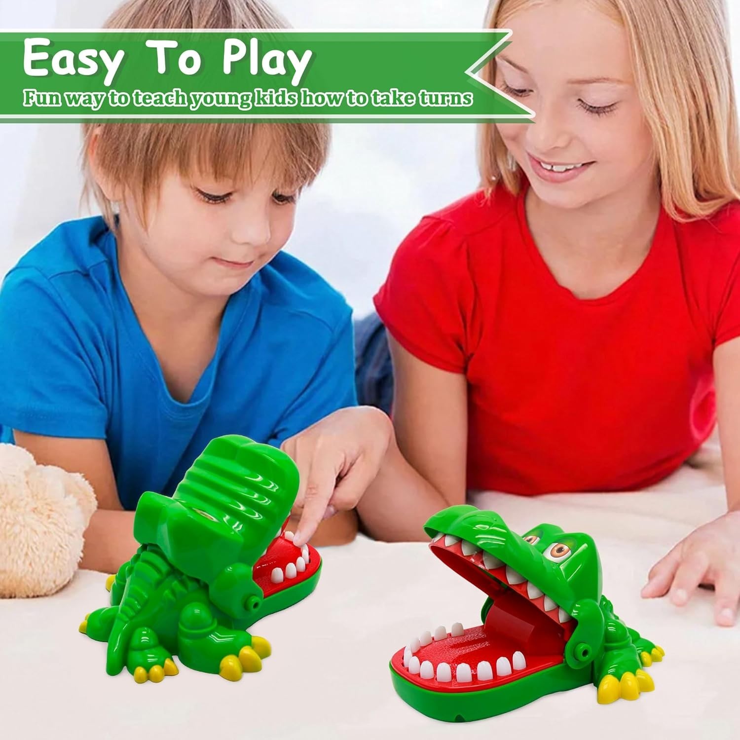 Travel-Friendly Crocodile Dentist Toy – No Batteries Required for Ages 4+