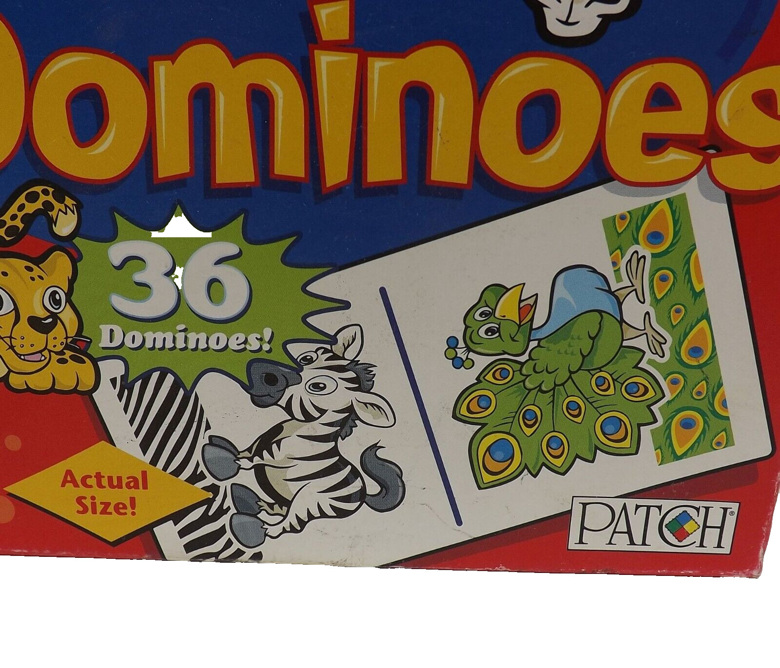 Wild Animal Dominoes Cards 36 Match Kids Game 2005 Patch Products Vintage