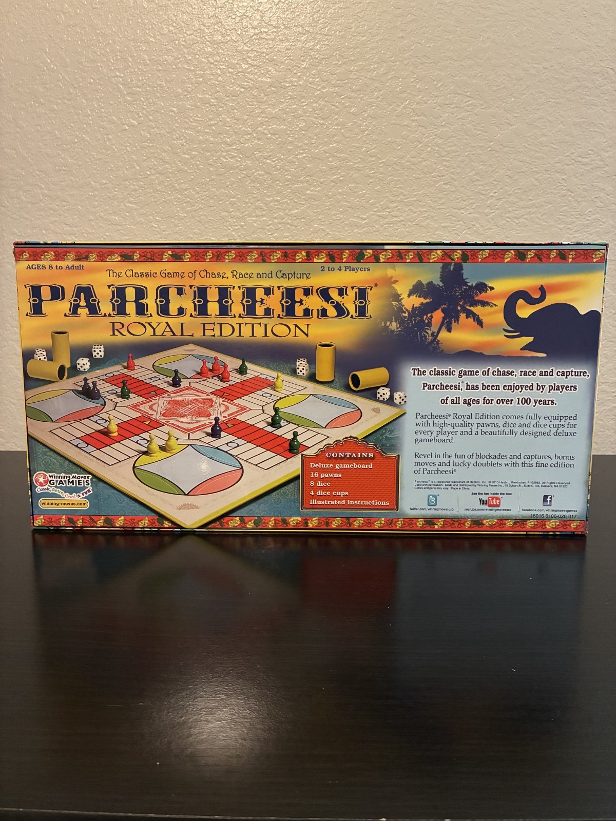Winning Moves Parcheesi Royal Edition Board Game (6106)