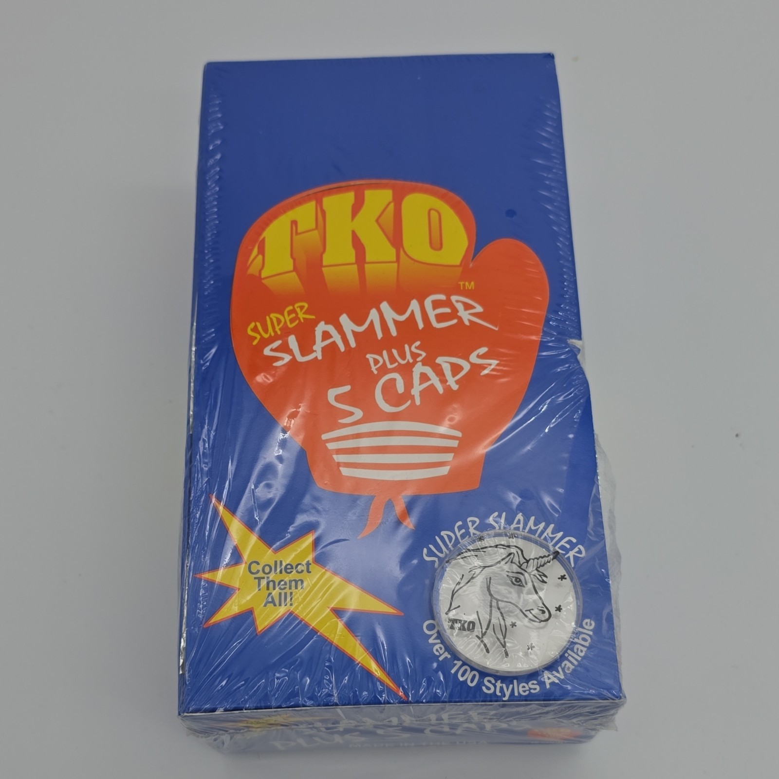 TKO Super Slammer Plus 5 Caps Sealed Complete Game Sports Skill Action Ages 3+