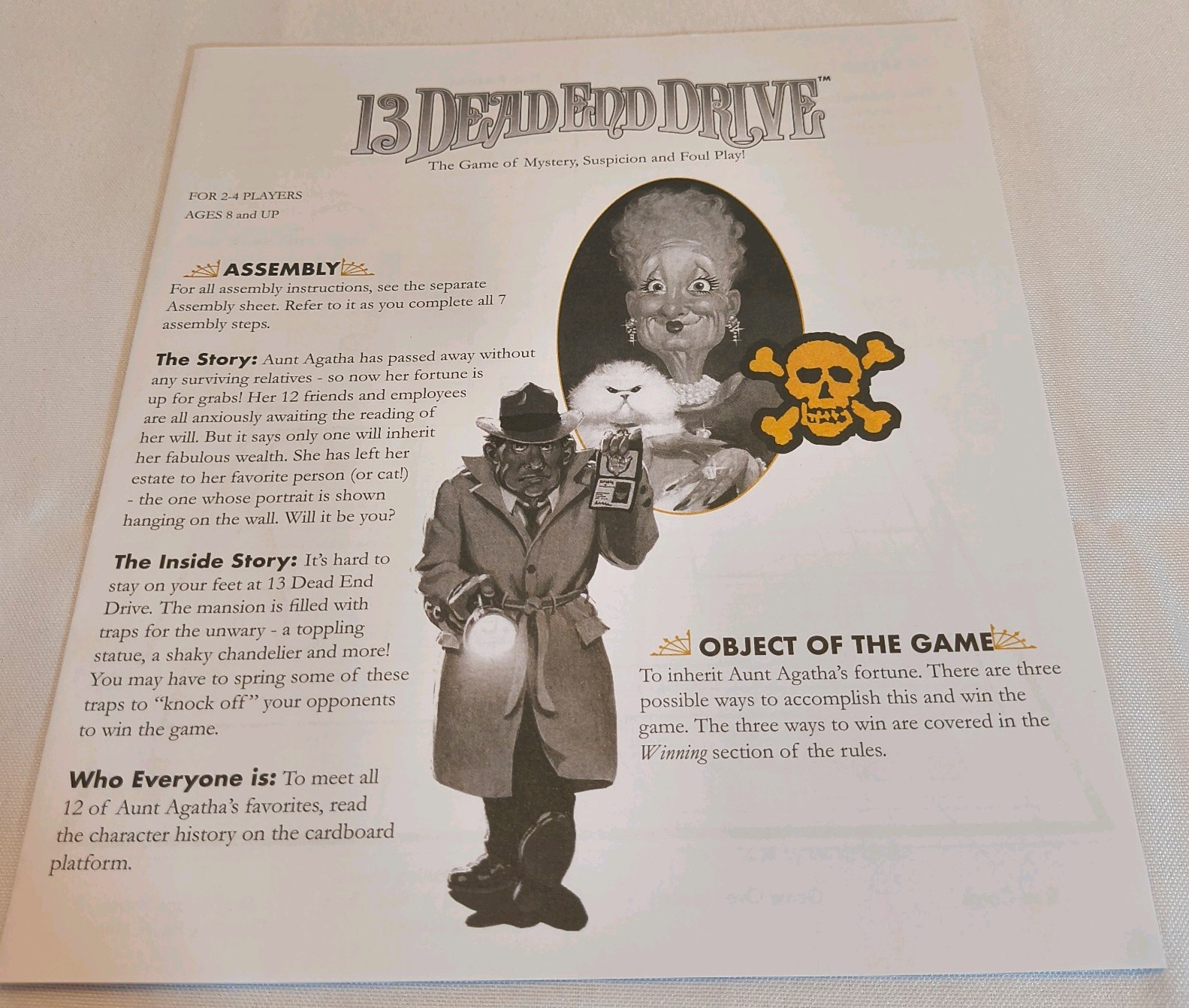 13 Dead End Drive Board Game Winning Moves -Family Game Night Kids & Adults New