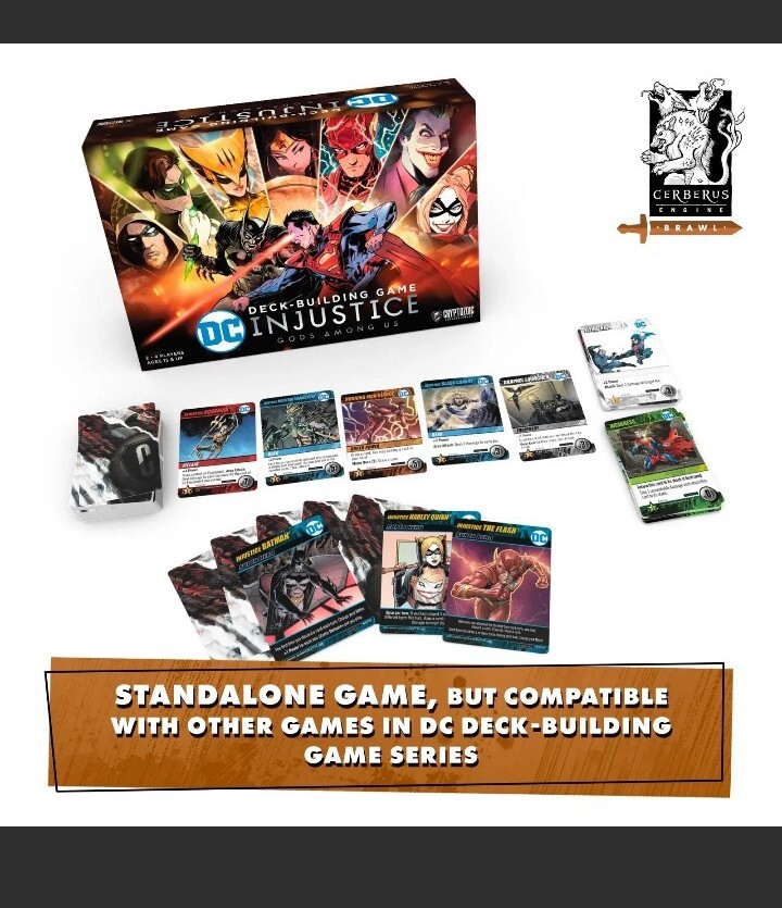 DC Deck-Building Game: Injustice – Cryptozoic – New! Stand alone