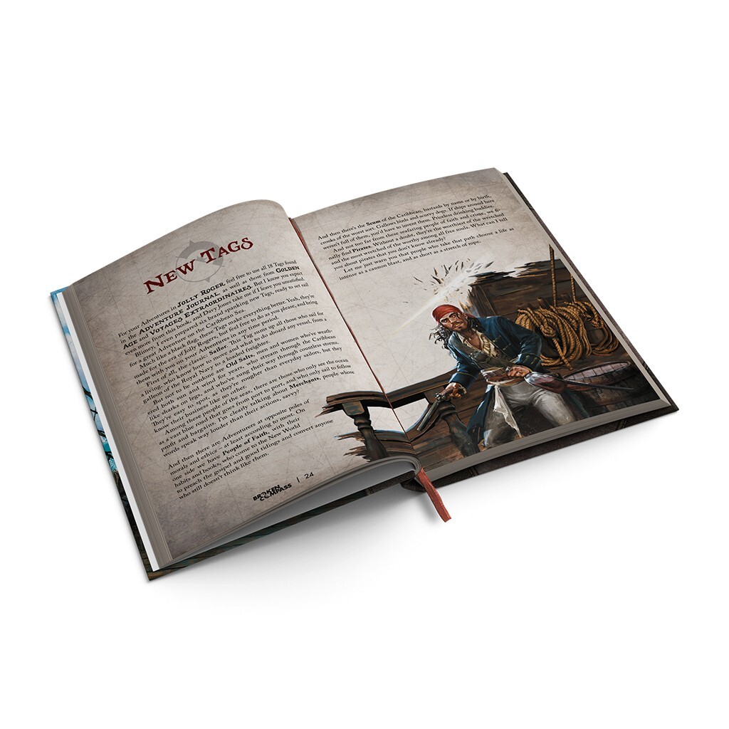 Jolly Roger Season 2 Broken Compass RPG Book / Board Game Accessory CMON