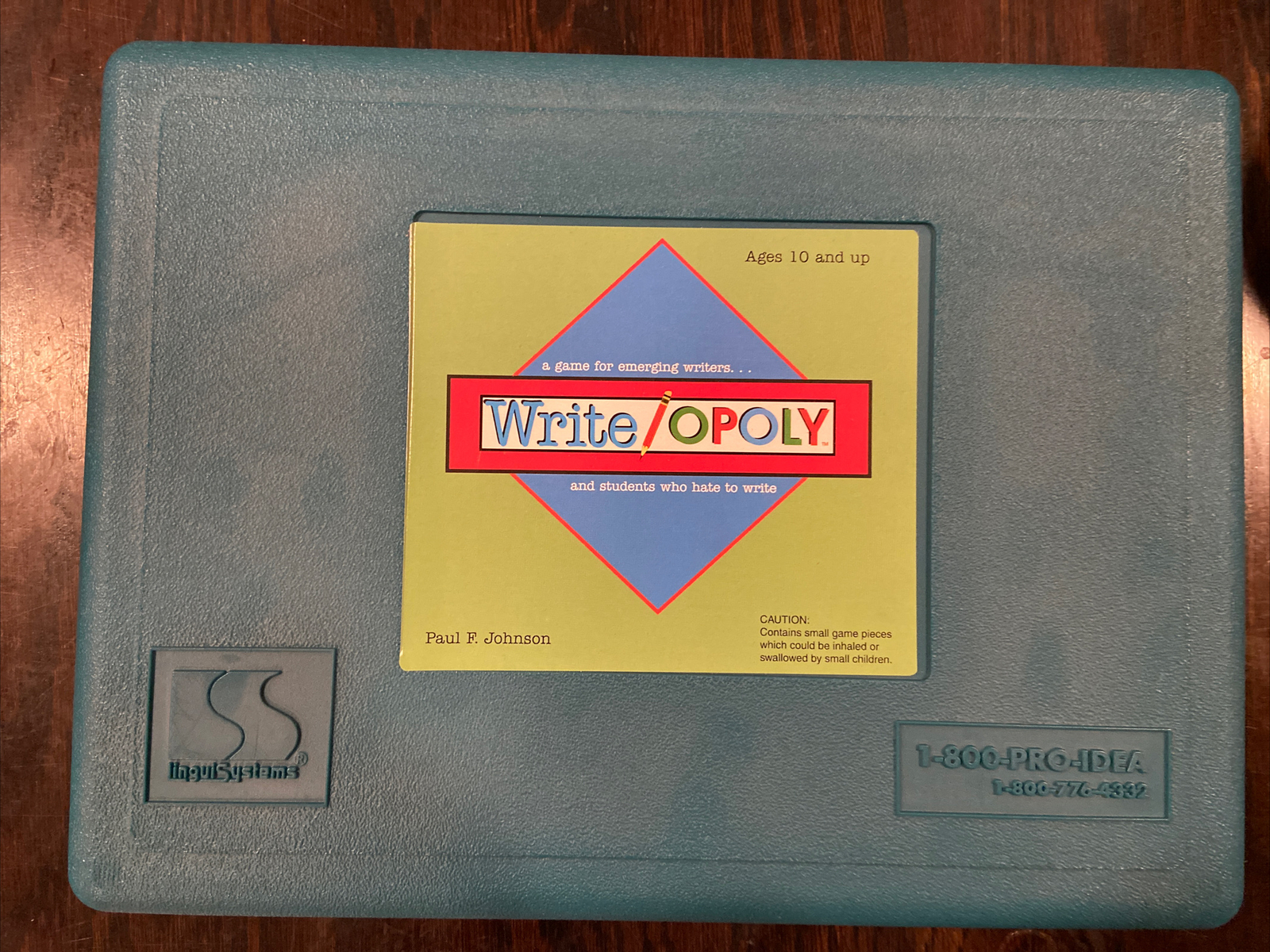 WRITEOPOLY GAME FOR EMERGING WRITERS LINGUI SYSTEM BY PAUL JOHNSON