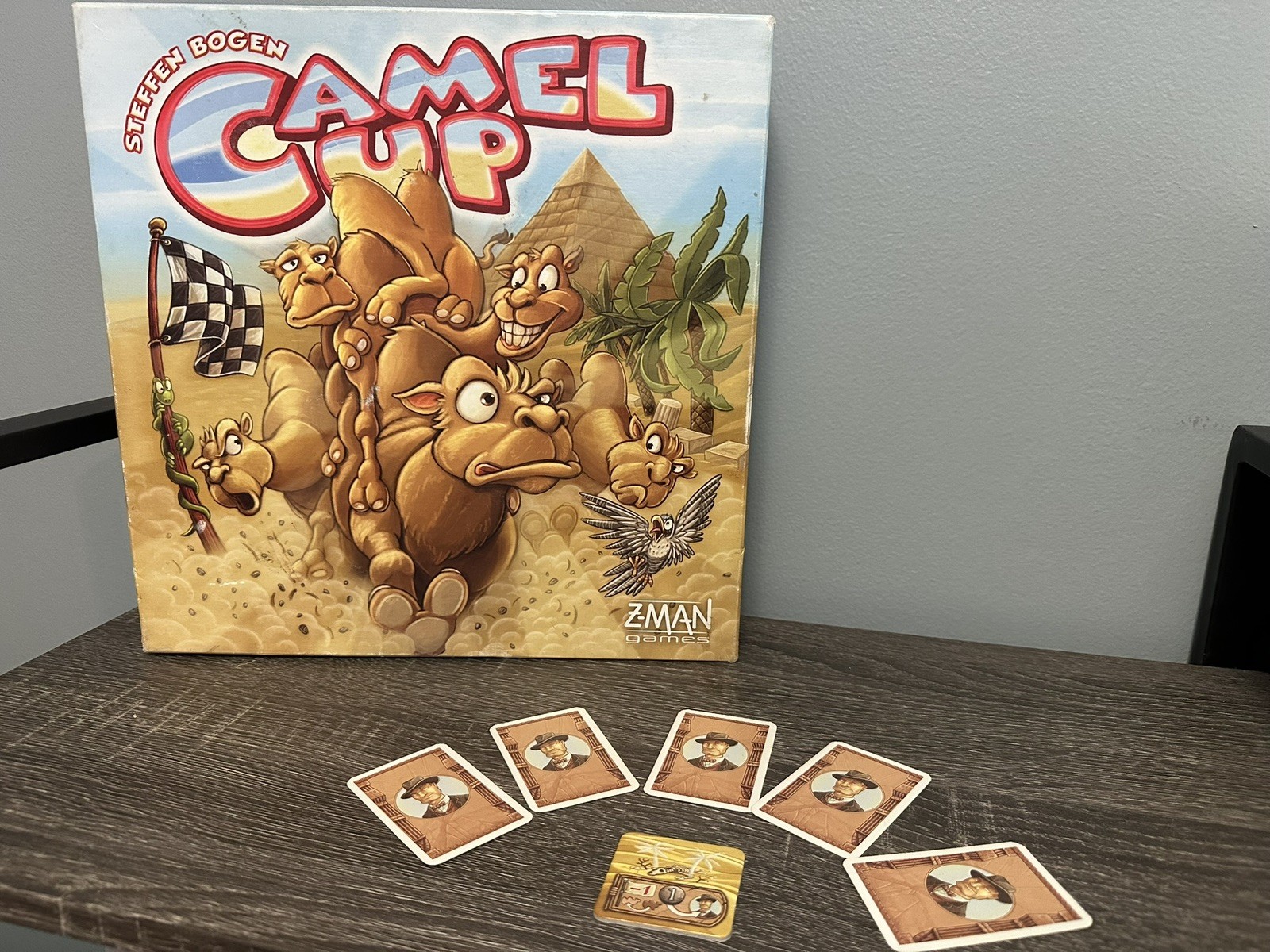 Camel Up Board Game First Edition Replacement Betting Card & Oasis/Desert Tile