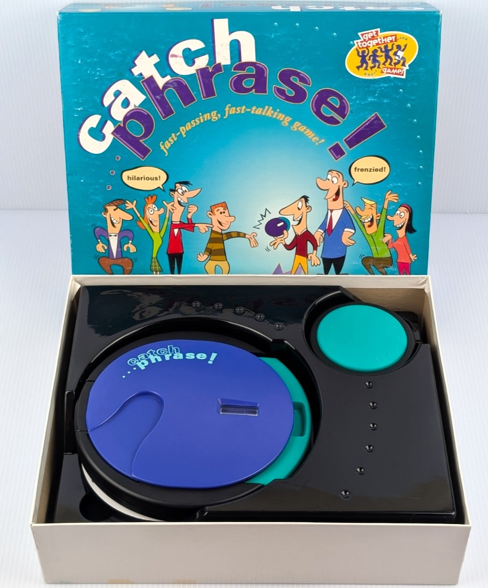Catch Phrase Board Game 100% COMPLETE Vintage Timer Tested & Works