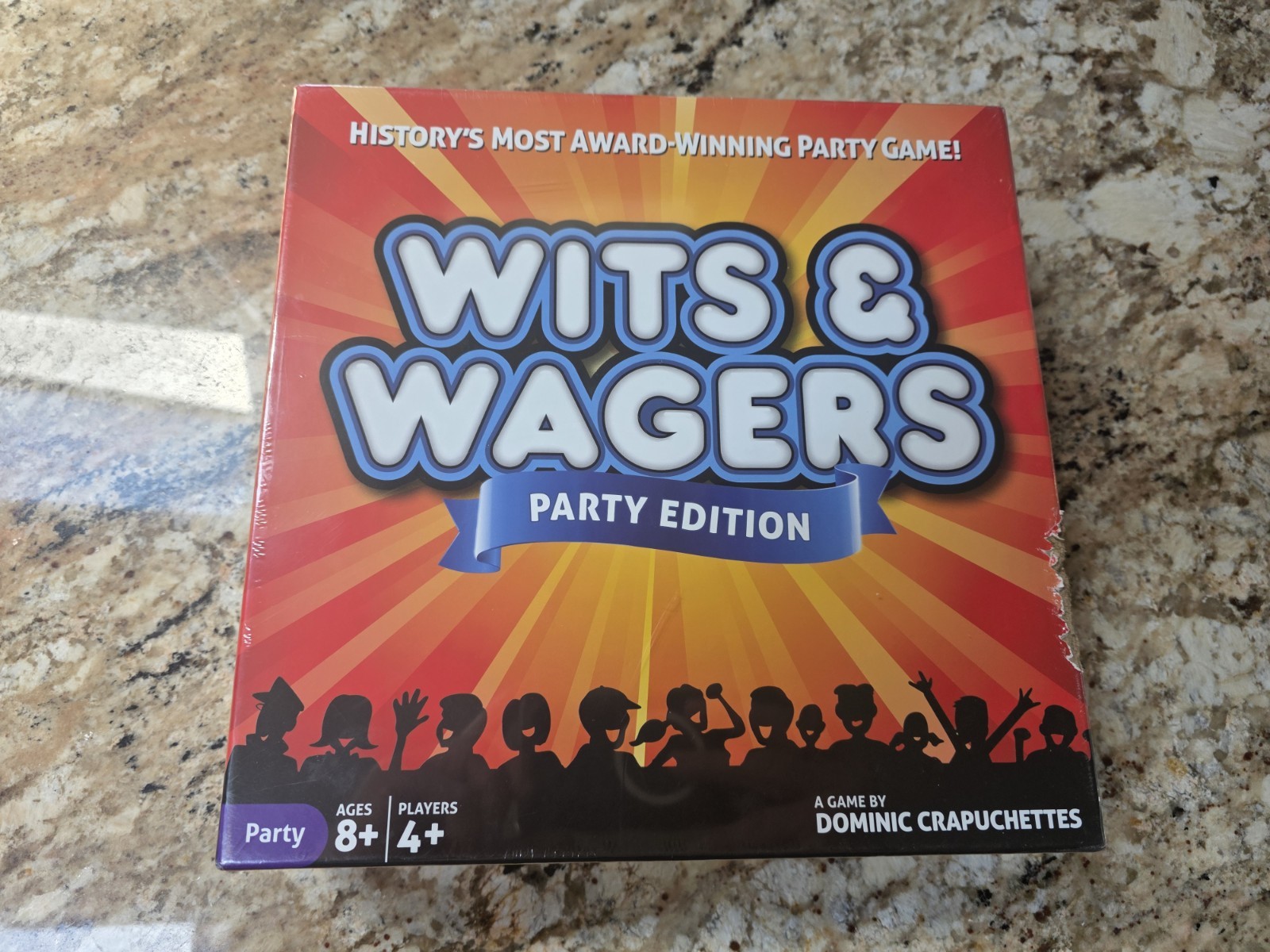 North Star Games Wits & Wagers Players 4+ For Ages 8+ Party Edition Board Game