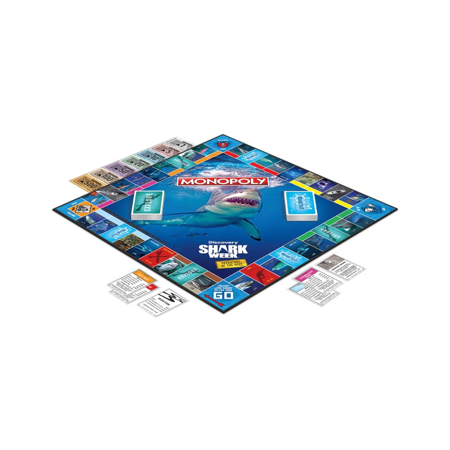 USAOpoly Monopoly Monopoly – Shark Week Box SW (New)